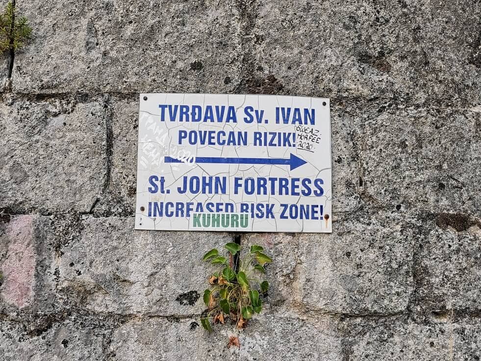 Sveti Ivan Fortress Kotor 