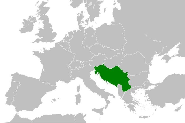Jugoslawien Karte